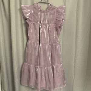 Shimmery Babydoll Dress